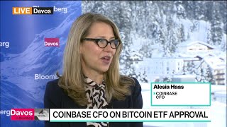 Davos 2024 Coinbase CFO Haas on Bitcoin Crypto Regulation [upl. by Atnoek]