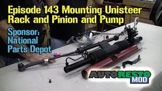 Setting up Unisteer pump and rack and pinion Mustang and Cougar Episode 143 Autorestomod [upl. by Dianne212]