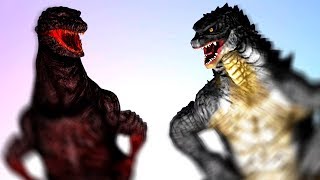 SFM Godzilla amp Shin Godzilla Bass Drop Dance [upl. by Sirtemed519]