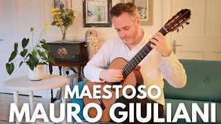 Maestoso by Mauro Giuliani Matthew McAllister Guitar [upl. by Ruddy]