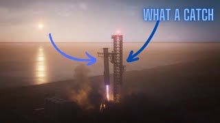 SpaceX SuperHeavy booster Catch  Animation [upl. by Aynad]