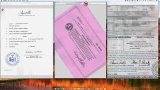 How to Apostille a New York City Birth Certificate without letter of exemplification [upl. by Bill]