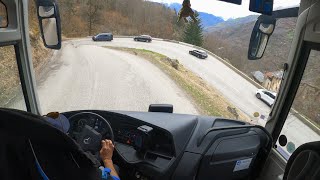 Alpin Bus Drive France 4K [upl. by Siul]