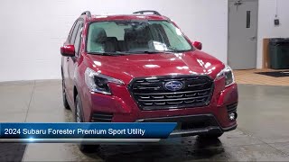 2024 Subaru Forester Premium Sport Utility Akron Canton Wadsworth Cuyahoga Falls Green [upl. by Harbed]