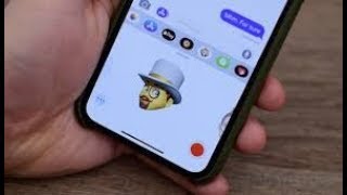 Trying out Memoji on the iPhone X [upl. by Yevrah]