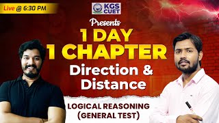 CUET  Direction amp Distance  1 Day 1 Chapter  Logical Reasoning General Test By Shantanu Sir [upl. by Olocin]