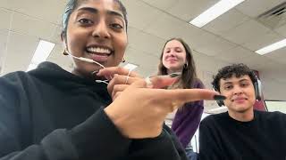 my friends try asmr in the library 🤫📚 [upl. by Reger]