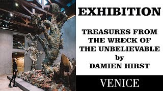 VENICE and EXHIBITION of Damien Hirst Treasures from the Wreck of the Unbelievable  WORLDANDJOY [upl. by Ettenil]