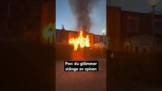 Hus brinner ner fördig sverige brand [upl. by Melantha166]