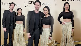 Sunny Leone With Husband Daniel Looking Beautiful Together At Lifestyle Asia Event [upl. by Lumpkin48]