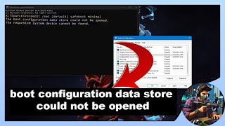 The Boot Configuration Data Store Could Not Be Opened  Access Denied in msconfig 2024 [upl. by Dougal]