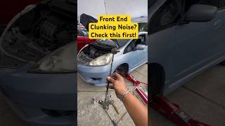 Clunking noise when going over bumps Watch this first mechanic tips viral cars howto swaybar [upl. by Olodort184]