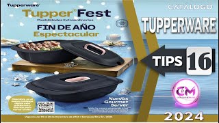 TUPPERWARE TIPS 16 2024 ➠ CATALOGO TUPPERWARE NUEVO [upl. by Vary]