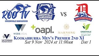 Greenvale Kangaroos v Dandenong 2 Day Game [upl. by Adriane893]