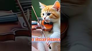 Cute baby kitten Playing short shortsfeed cute dance funny baby cat adorable song music [upl. by Avir]