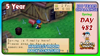 Harvest Moon Back To Nature  Day 482  Walkthrough  100 Years Challenge harvestmoonbacktonature [upl. by Chui338]