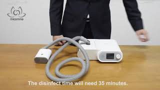 OD100 CPAP Cleaner instruction Micomme Medical [upl. by Amadas]