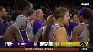 Last minute of Kansas State vs Iowa [upl. by Onitnelav]