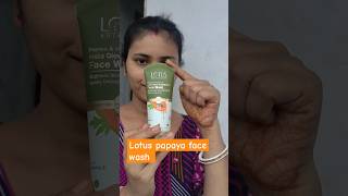 Lotus botanical papaya face wash skincare [upl. by Goddard]