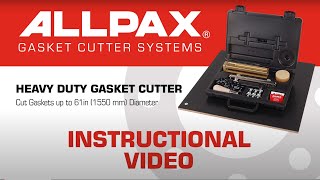 Allpax HeavyDuty Gasket Cutter Kit Instructional Video [upl. by Sorenson199]