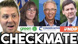 Conservative John Rustad DESTROYS NDP and Greens in First BC Provincial Debate [upl. by Aehtna]