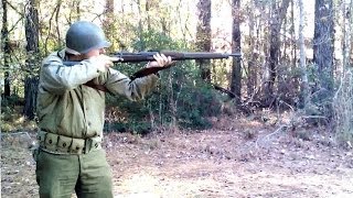 Firing the M1903 Springfield [upl. by Aicnelev531]