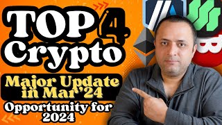 🚨 TOP 4 ALTCOINS WITH MAJOR NEWS THIS MONTH IN 2024  Crypto in Hindi  Lowcap Alts  CRYPTOCURRENCY [upl. by Aidua69]