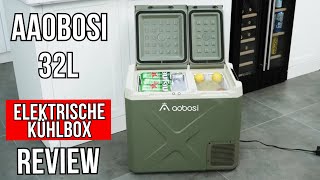 AAOBOSI 32L Kühlbox mit WiFiAPPSteuerung  Perfekt für unterwegs [upl. by Scarlet]