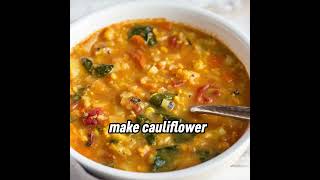 Curried Cauliflower Tomato Soup Recipes [upl. by Marketa]