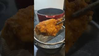 Frying chicken wings in duck fat experiment [upl. by Finer]