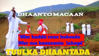 Dhaanto hore  Jaceylka buur ha saarin  AUDIO By TUULKA DHAANTADA [upl. by Hamid]