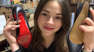 ASMR Unboxing Christian Louboutin Pigalle Follies 100 with Tryon [upl. by Gorman]