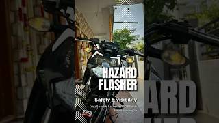 How to install hazard flasher just 50 RS shorts motorcycle maintenance [upl. by Eldrid203]