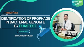 Identify Prophage in Bacterial Genome by PHASTEST  WGS8  Lecture 429  Dr Muhammad Naveed [upl. by Robena627]