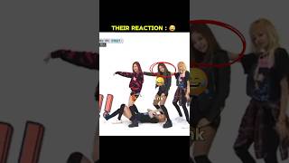 Rosè crawling from down and other reaction 😄 blackpink 100k kpop shorts edit [upl. by Ettedualc]