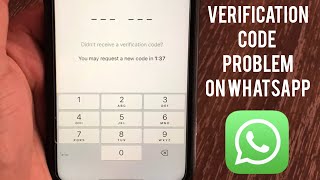 WhatsApp Verification Code Not Received iPhone [upl. by Mcclish]