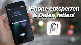 iPhone Code vergessen amp iPhone ist deaktiviert iPhone wieder aktivieren entsperren amp zurücksetzen [upl. by Adnaram]