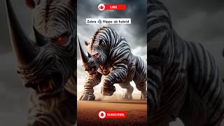 Zebra hippo hybrid ai generated [upl. by Otaner]