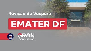 Concurso Emater DF  Revisão de Véspera Assistente Administrativo [upl. by Tlihcox]