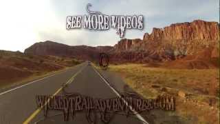 GoPro HD Goldwing Motorcycle Ride Torrey Utah Scenic Hwy 24 WTABlood Alley [upl. by Atinwahs]