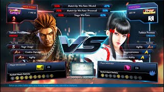 Kazumi Mishima VS Eddy Gordo TGO  Tekken 7  Online Ranked Matches  Tekken 7 Gameplay 628 [upl. by Gabel]