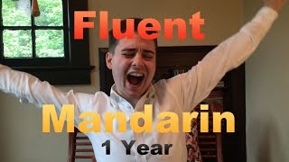 How I Learned Fluent Mandarin in One Year [upl. by Holihs]