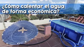 Cómo hacer tu propio Calentador Solar sumamente económico y útil [upl. by Dilly188]