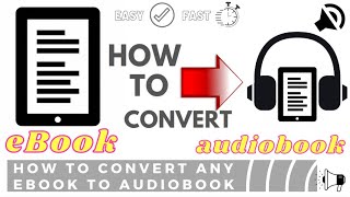 How to convert an ebook to an audiobook with PocketBook Reader [upl. by Clarisse]