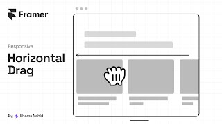 Horizontal Drag Effect in Framer II Applicable for all devices [upl. by Yentrok839]