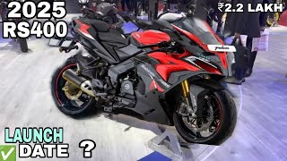 2025 PULSAR RS400 LAUNCH DATE IN INDIA😍  PULSAR RS400 EXPECT PRICE  RS400 NEW LOOK [upl. by Bartley]