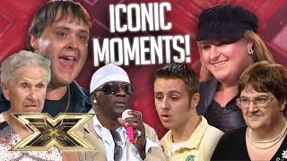 Top 5 ICONIC moments from the EARLY DAYS of The X Factor [upl. by Essile821]