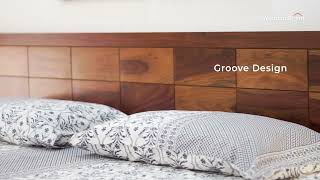 Brixton Sheesham Wood Bed With Box Storage Honey Finish [upl. by Orelee]