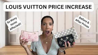 Louis Vuitton Price Increase July 2024 [upl. by Obla]