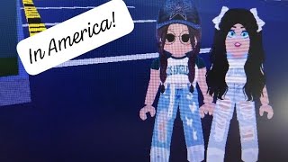 Io e Giulia andiamo in AmericaROBLOX [upl. by Hosfmann54]